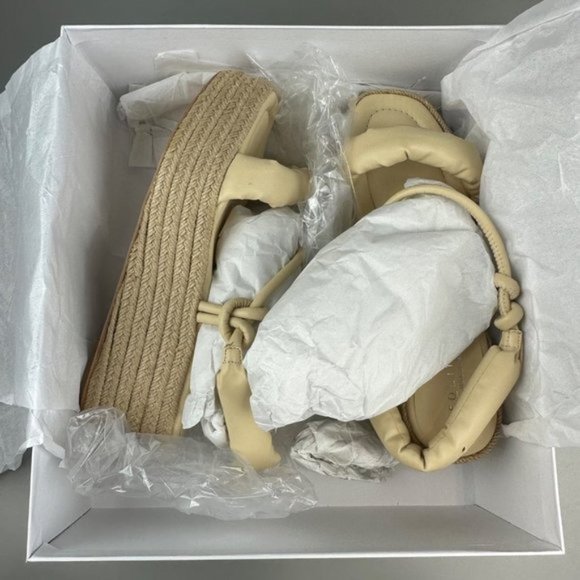 Equitare Kinga Espadrille Sandal in Cream - Picture 12 of 12